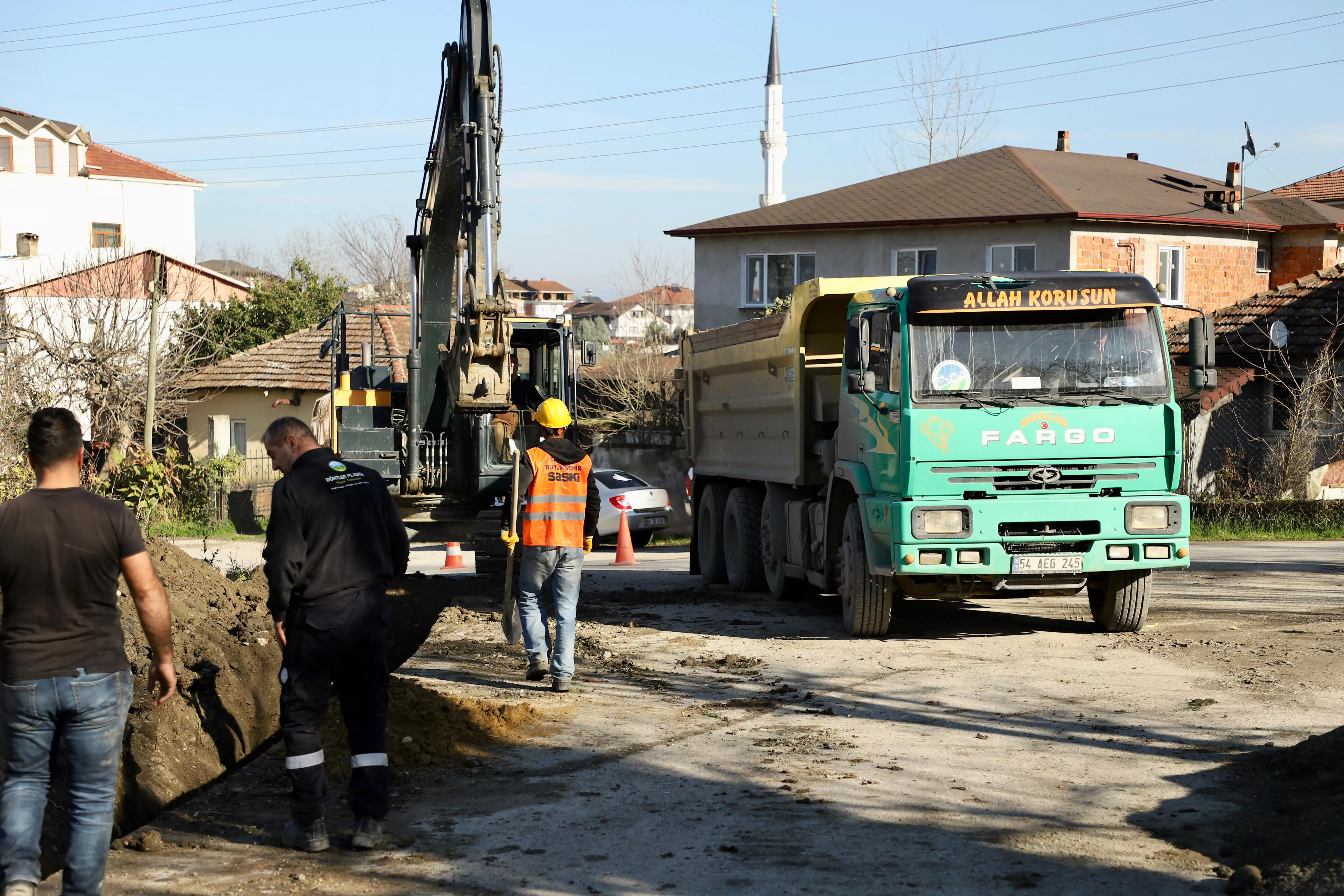 Sakarya Belediyesi Başkan Alemdar açıkladı: Erenler’in 25 milyonluk altyapı projesinde saha çalışmaları başladı