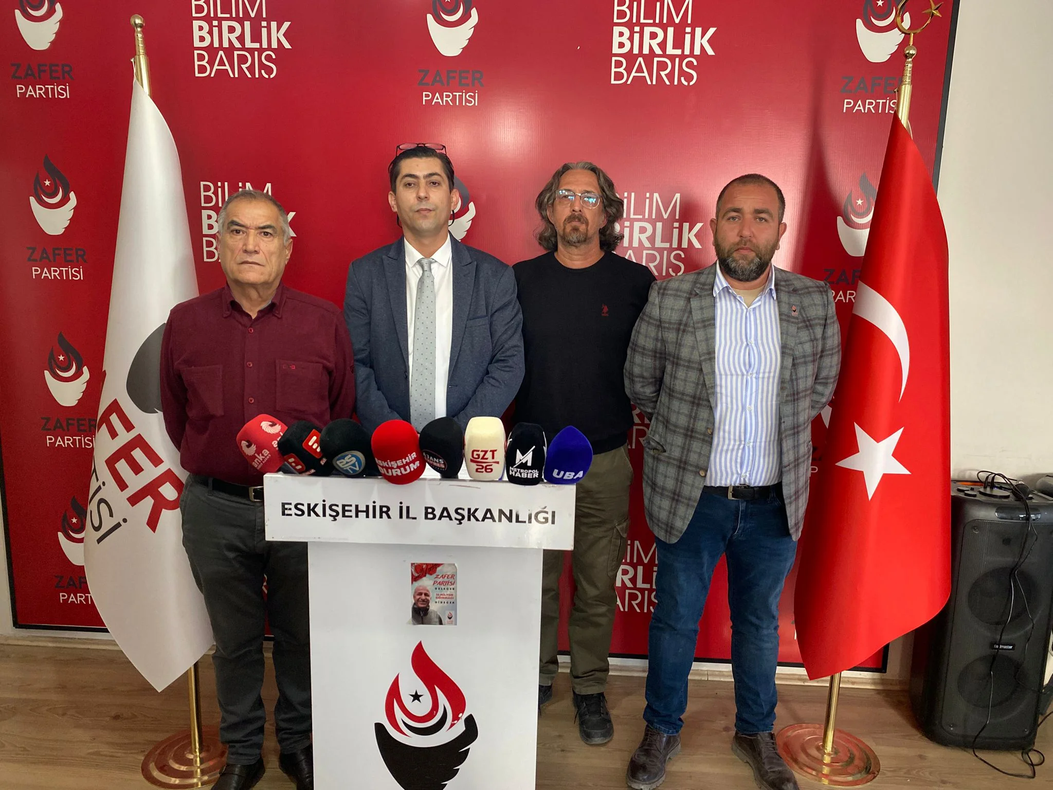 Eskişehir’de Zafer Partisi'nden sert tepki: “Türk milleti hainleri asla affetmez!”