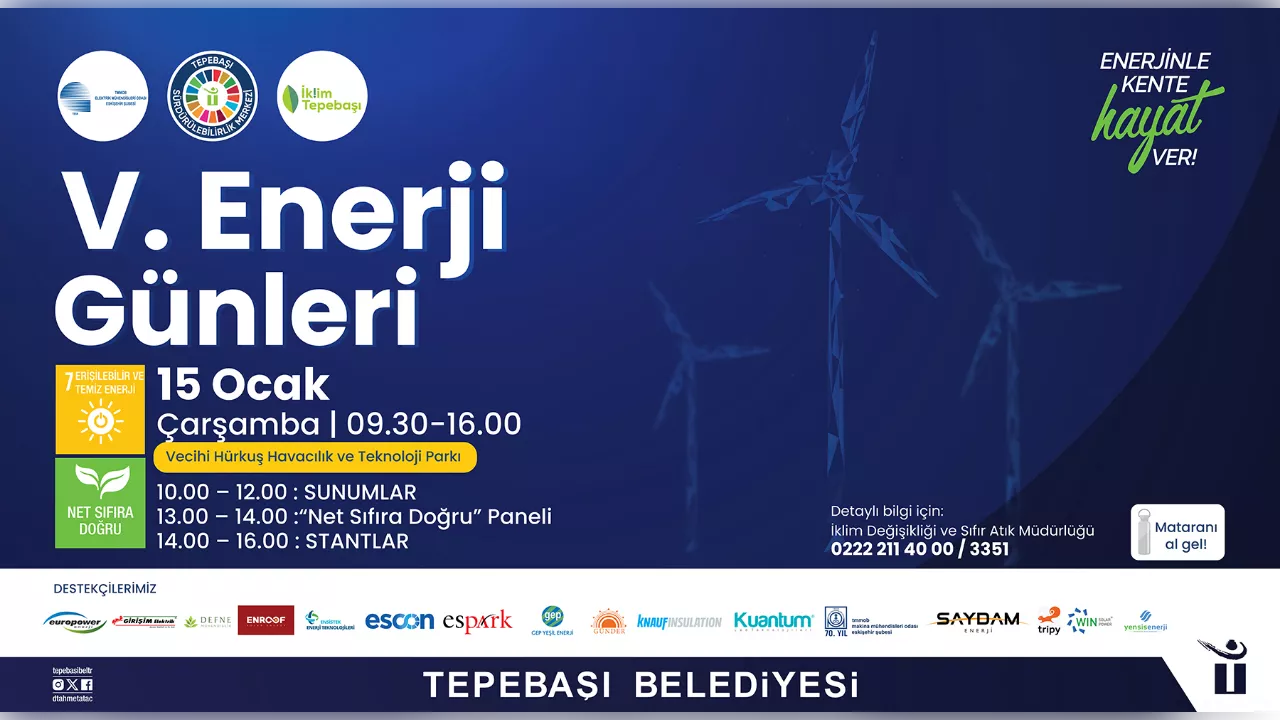 ENERJİ GÜNLERİ’NİN 5’İNCİSİ DÜZENLENECEK