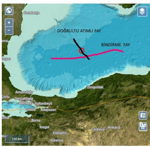 Amasra ya 130 km uzaklıkta deprem