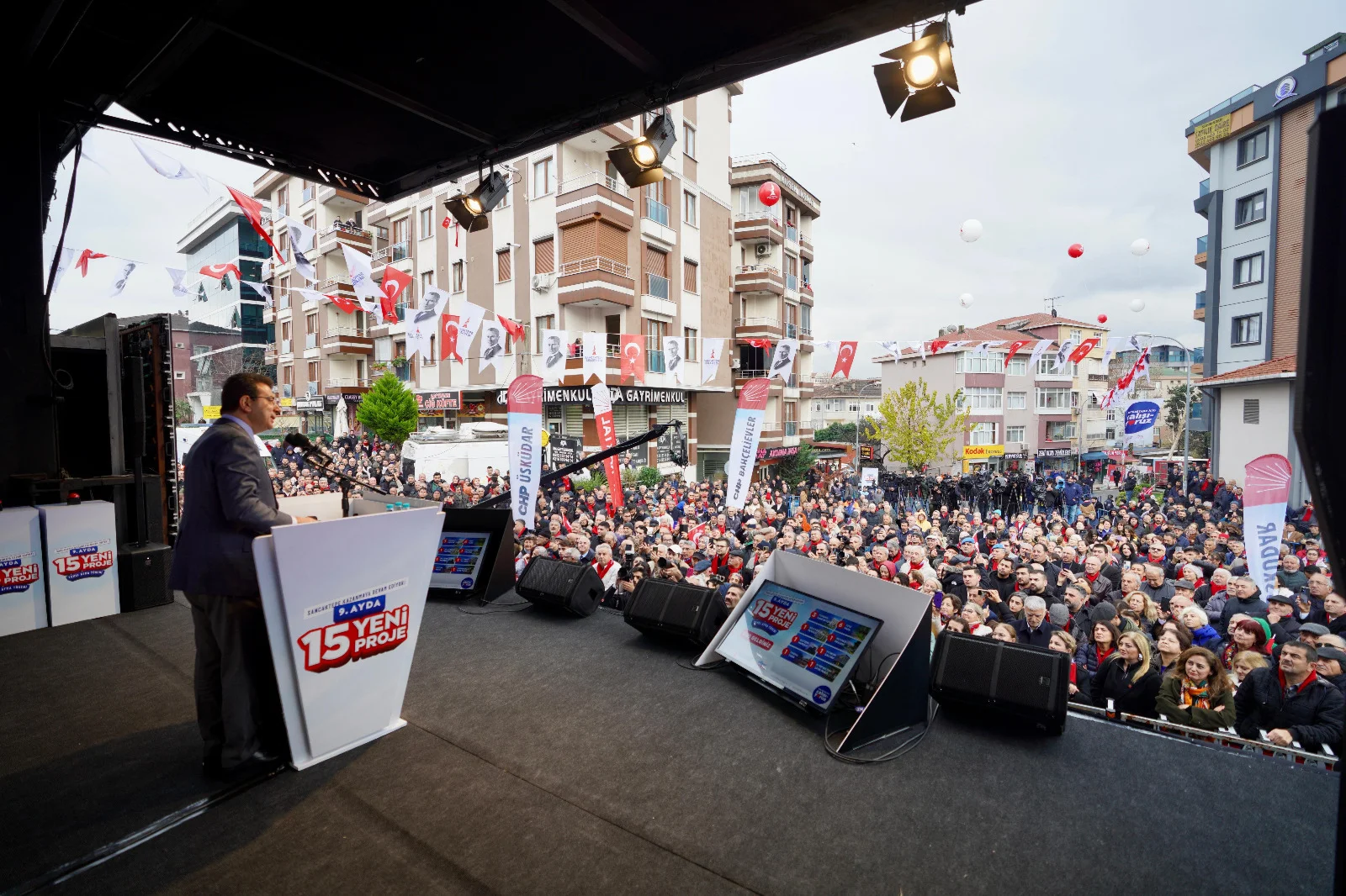 SANCAKTEPE BELEDİYESİ TOPLU TEMEL ATMA TÖRENİNDE KONUŞTULAR