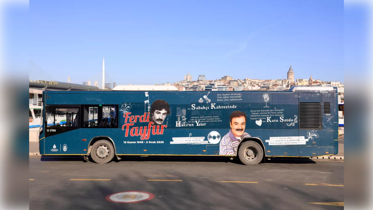 İETT’DEN FERDİ TAYFUR İÇİN TRAMVAY VE OTOBÜS