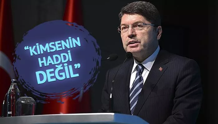 Bakan Tunç&#039;tan yargıyı hedef gösterenlere tepki: &#039;Kimsenin haddi değil&#039;