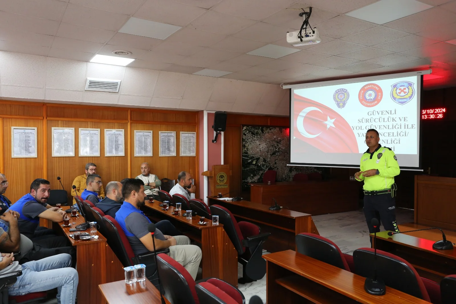 Odunpazarı Belediyesi'nde Şoförlere Güvenli Sürüş Eğitimi