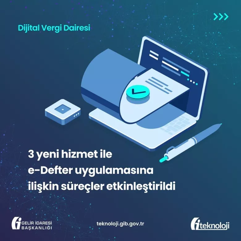 Dijital Vergi Dairesi ile e-Defter Süreçleri Etkinleştirildi!