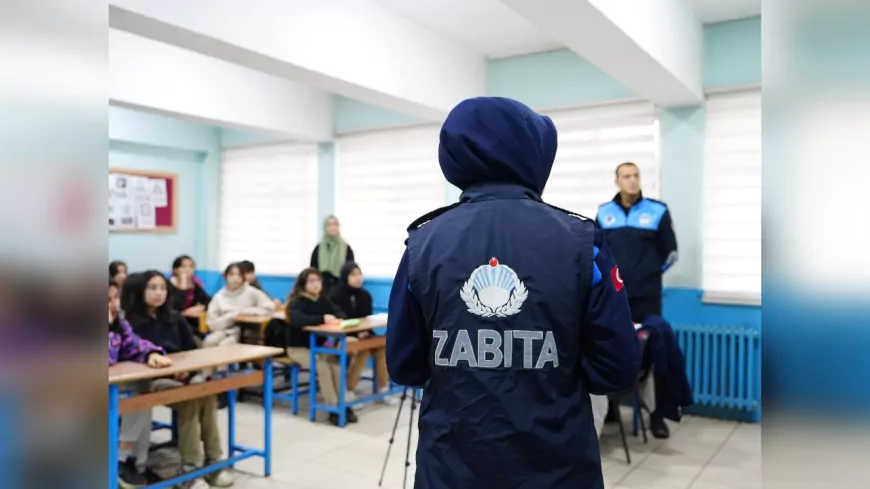 İTFAİYE VE ZABITA PERSONELİ ÖĞRENCİLERLE BULUŞTU