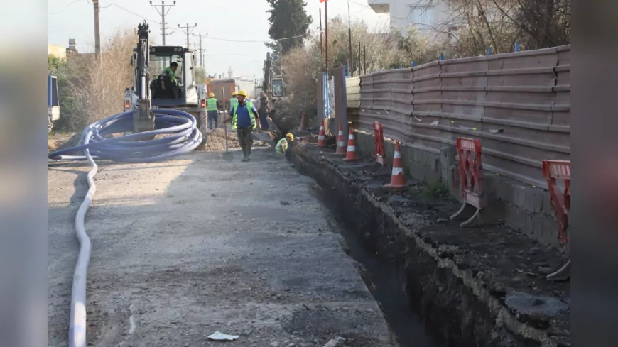 DÖRTYOL’DA SU SORUNU TARİHE KARIŞACAK PROJENİN 22 BİN 112 METRELİK BÖLÜMÜ TAMAMLANDI