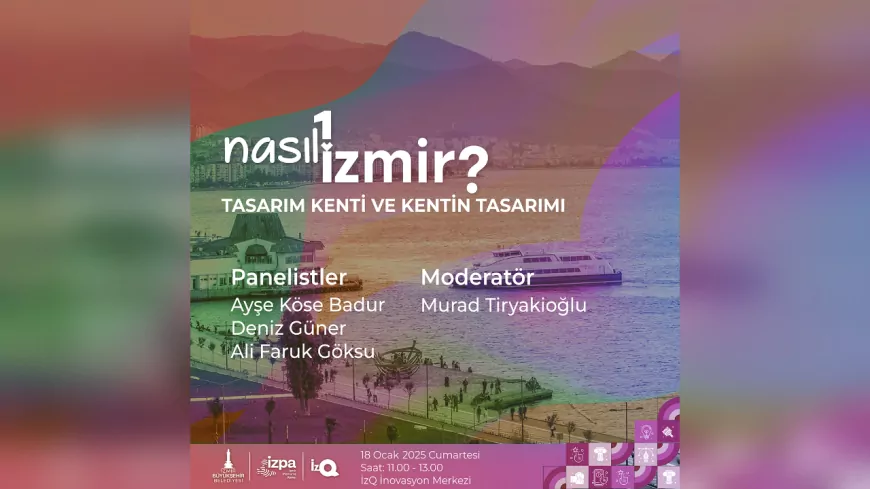 “Nasıl Bir İzmir” panel serisi sürüyor Konu “Tasarım Kenti ve Kentin Tasarımı”