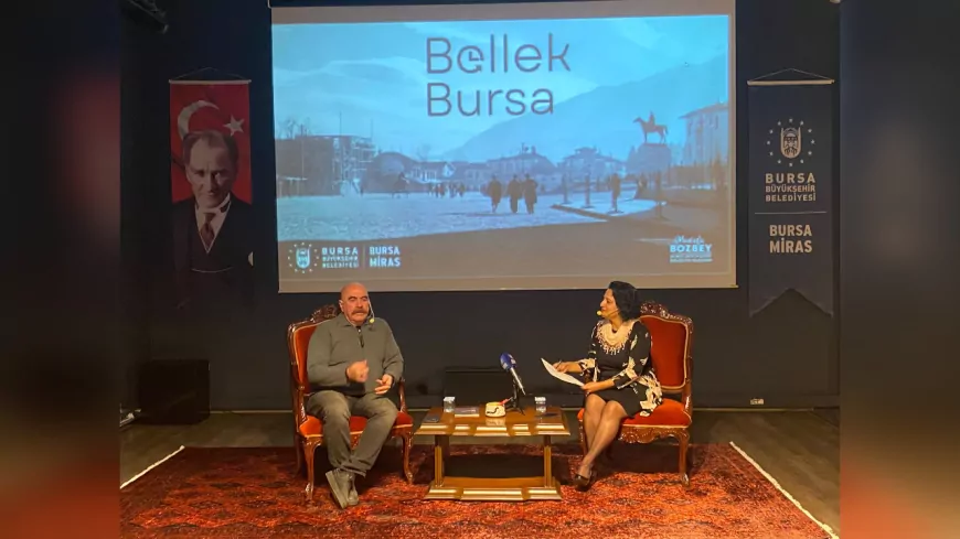 Bursa Bellek- Kent Söyleşileri’nin ilk konuğu Ezel Akay oldu