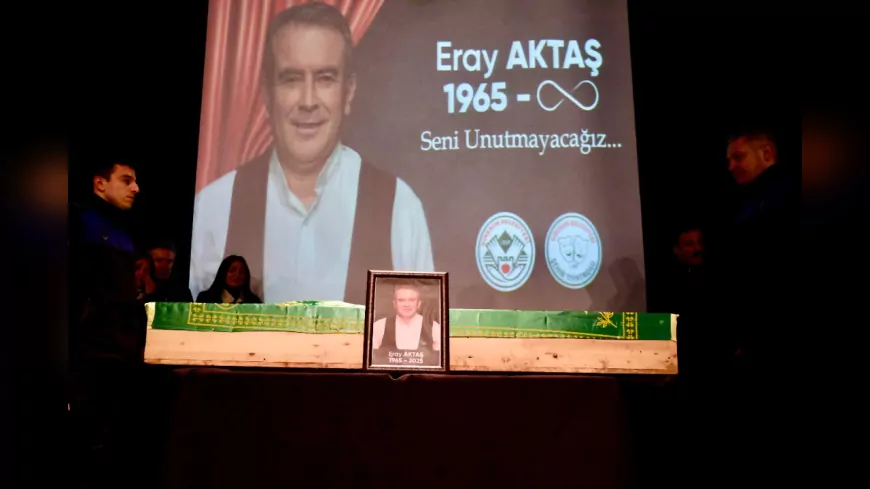 ERAY AKTAŞ GÖZYAŞLARI ARASINDA SON YOLCULUĞUNA UĞURLANDI