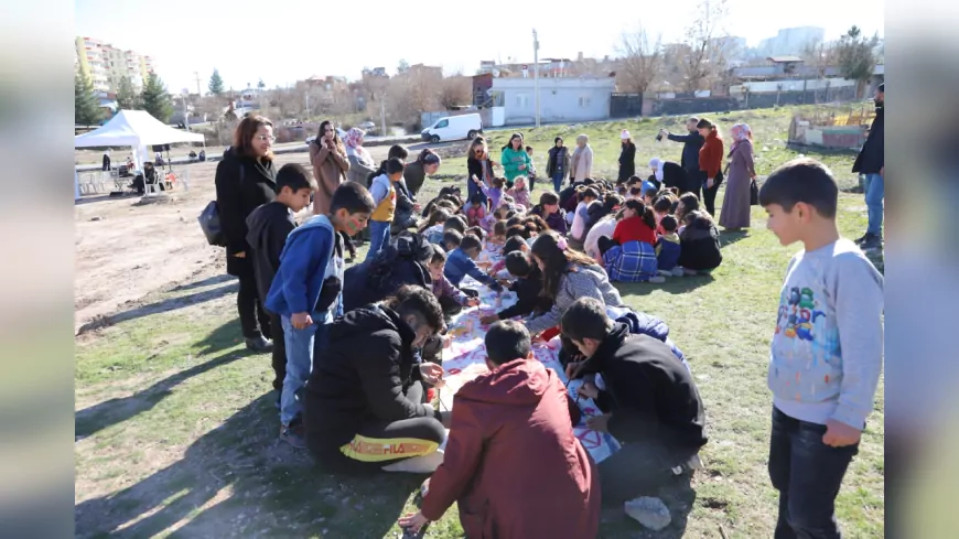 Aziziye Mahallesi’ndeki çocuklar eğlenceli bir gün geçirdi