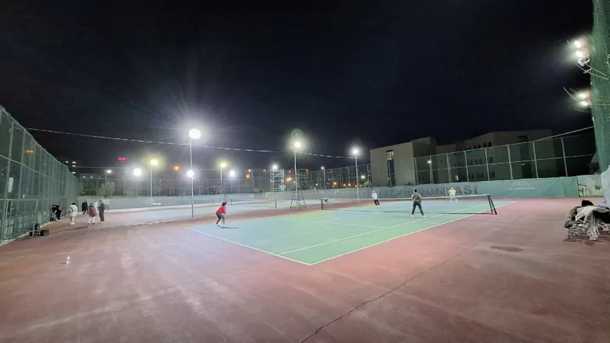 Tenis Dünyası Gece Işıklandırma Sistemi Yenilendi