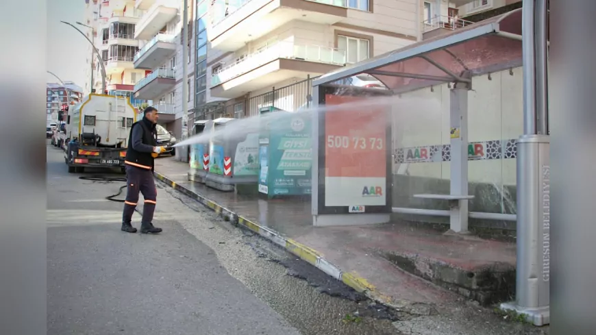 Giresun Belediyesi'nden Temizlik Seferberliği