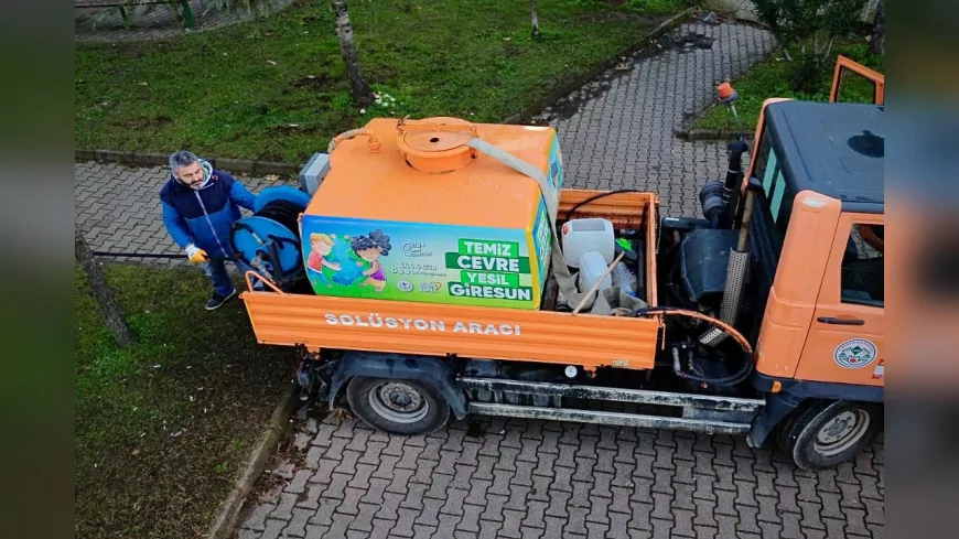 Giresun Belediyesi'nden Temizlik Seferberliği