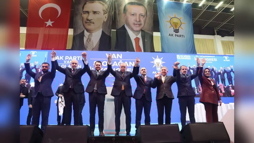 Cumhurbaşkanı Erdoğan Van İl Kongresi’ne Katıldı