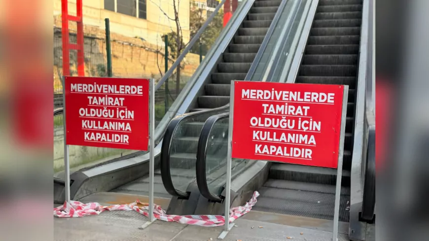 Karabük’te Yürüyen Merdivenler Güvenlik Gerekçesiyle Bakıma Alındı