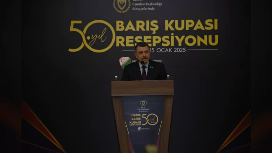 Başkan Genç: “Kıbrıs Barış Kupası Eşsiz Bir Semboldür”