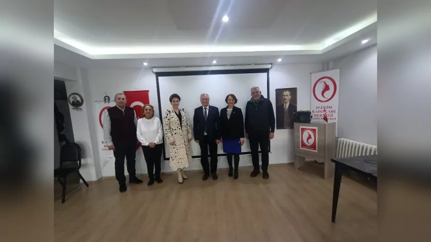 29 Ekim Kadınları Derneği Eskişehir Şubesi ve TÜED Eskişehir Şubesi Arasında Kardeşlik ve Dayanışma Ziyareti