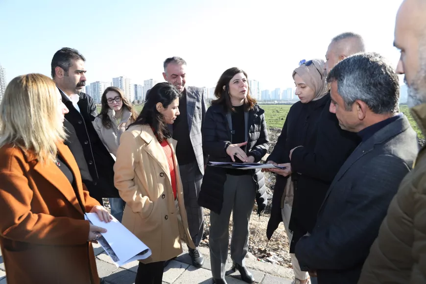 Diyarbakır Büyükşehir Belediye Başkanları Kayapınar'daki Yeni Park Projelerini İnceledi