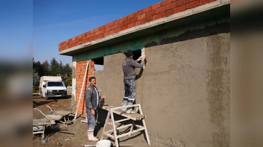 Düzce'de Taziye Alanı ve Sosyal Tesis İnşaatı Hızla İlerliyor: Kaba İnşaat Tamamlandı