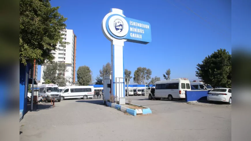 İskenderun Minibüs Garajı Modern Görünümüne Kavuştu