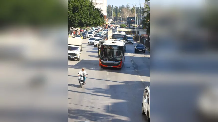 Antalya’da Otobüslere Özel Şerit Uygulaması Başlıyor