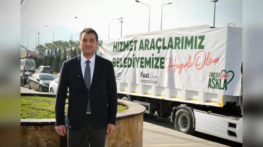 Giresun Belediyesi Araç Filosunu Güçlendirdi, 10 Ayda 34 Araç Kazandırıldı