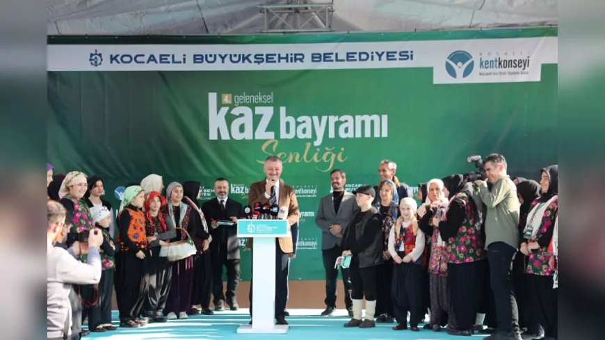 Eseler Köyü'nde 4. Geleneksel Kaz Bayramı Coşkusu