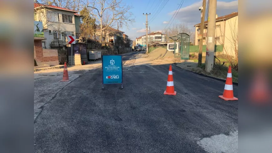 Büyükşehir, Gebze Cumaköy'deki Yolları Yeniliyor