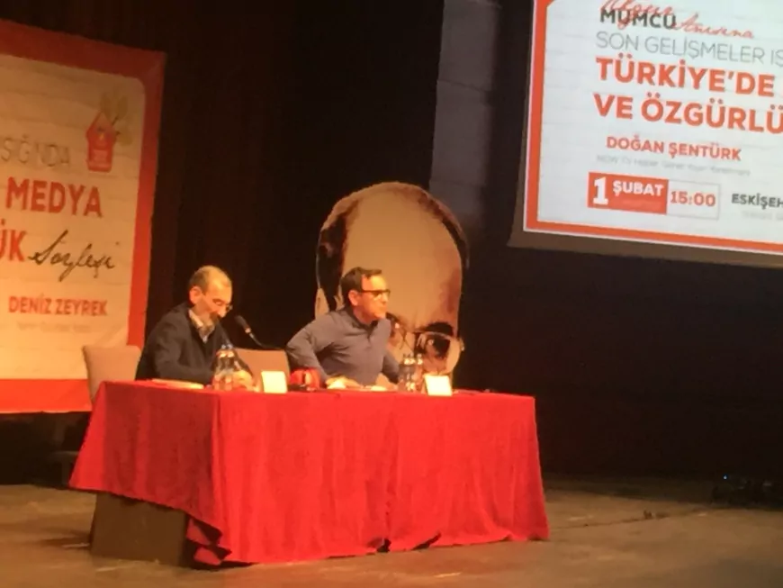 "Deniz Zeyrek ve Doğan Şentürk, Eskişehir’de Basın Özgürlüğünü Konuştu"