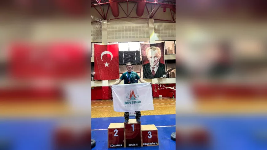 Nevşehirli Sporcu Mustafa Sacit Sümer Türkiye Şampiyonu Oldu