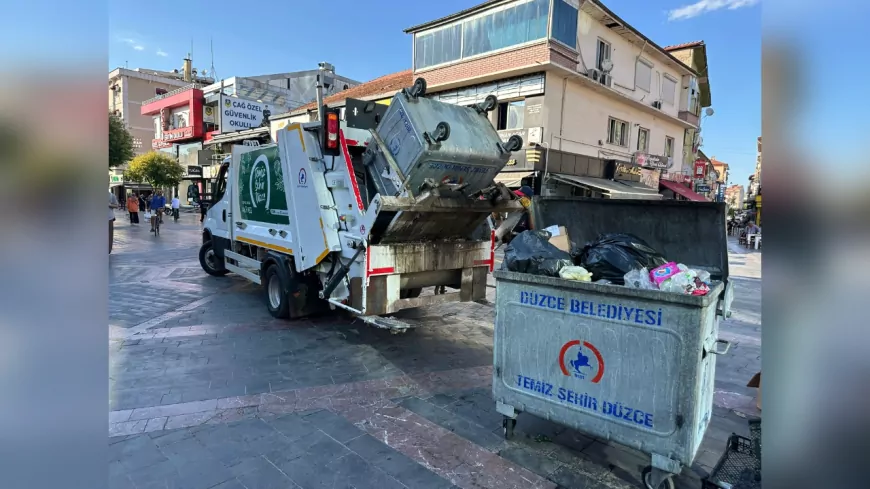 Düzce Belediyesi Temizlik İşleri Müdürlüğü: Günlük 280 Ton Atık Toplanıyor ve Bertaraf Ediliyor