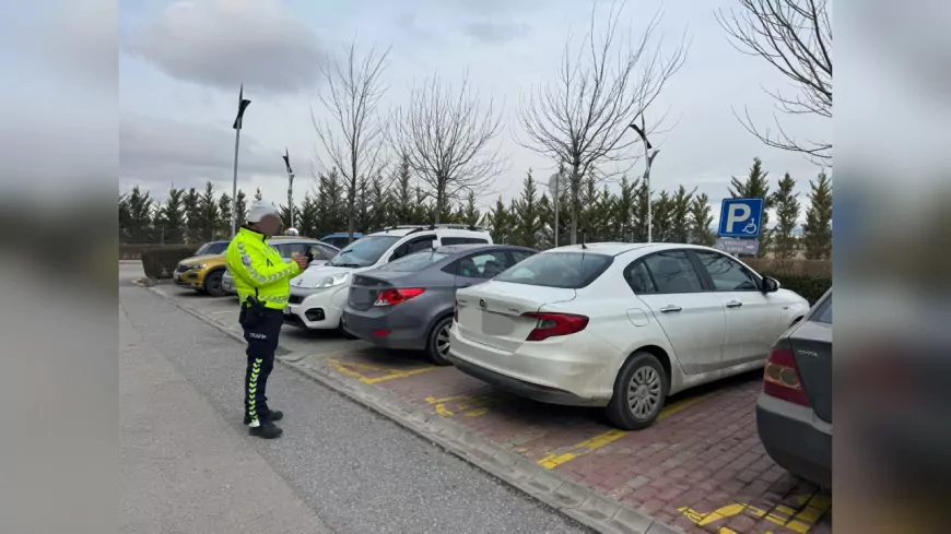 Trafik Ekiplerinden Engelli Park Yerleri ve Yaya Geçitlerinde Denetim