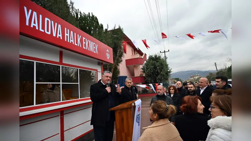 Yalova Halk Ekmek’in Yeni Satış Noktaları Hizmete Açıldı