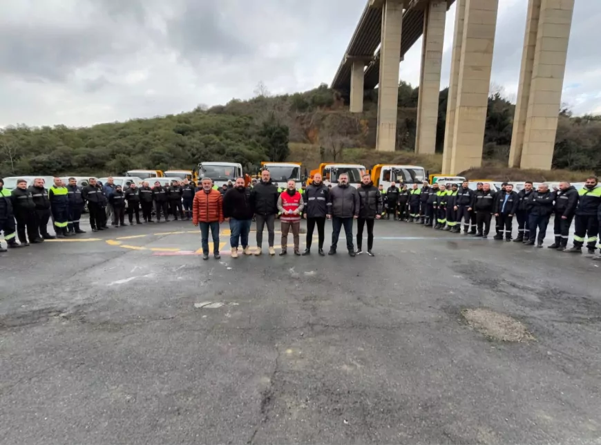 Beykoz Karla 65 Araç Ve 300 Personelle Mücadele Edecek