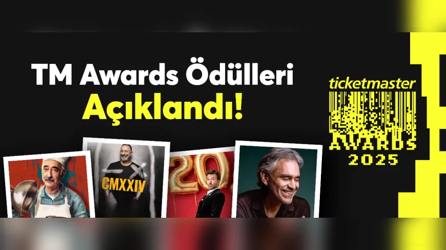 Türkiye'nin Favori Etkinlikleri Açıklandı! "Ticketmaster Awards 2025" Kazananları