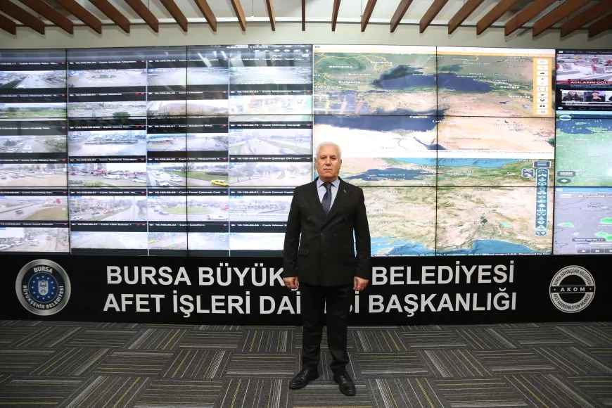 Bursa Büyükşehir Afet Koordinasyon Merkezi Açıldı