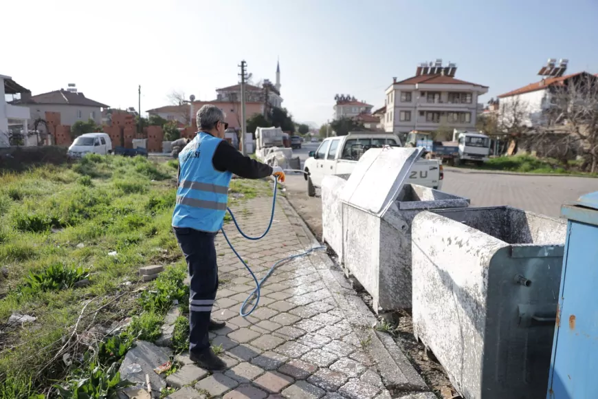 Dalaman Belediyesi Ekipleri 7/24 Temizlik Çalışmalarına Devam Ediyor