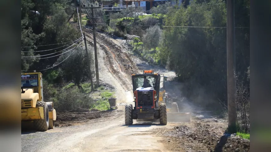 Muğla Büyükşehir’den Ula Ataköy’e 13.5 Milyonluk Yol Yatırımı