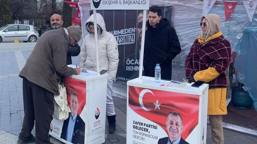 Zafer Partisi Eskişehir’de imza kampanyasına devam ediyor