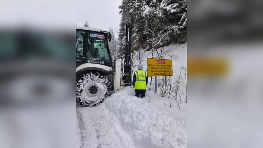 Trabzon’da TİSKİ’den Yoğun Kar Mesaisi