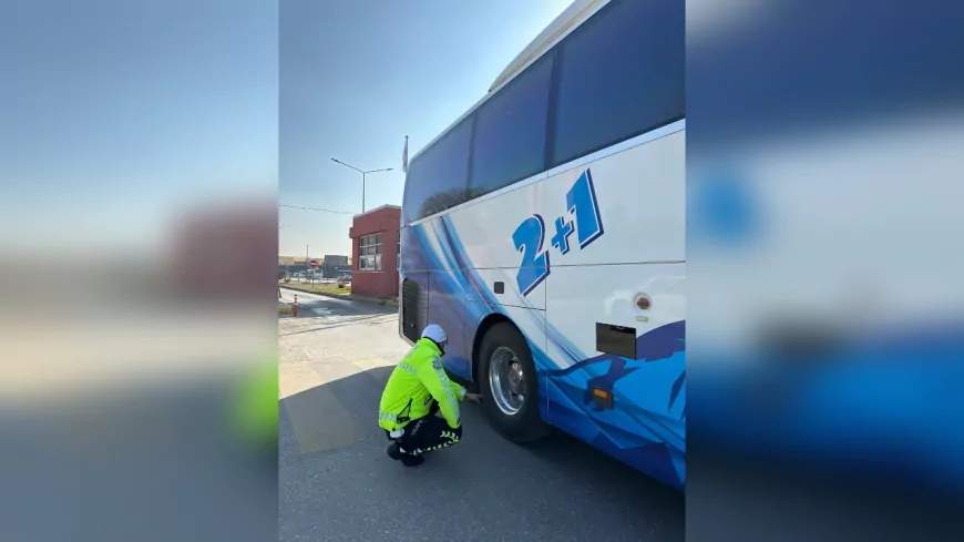 Şehirlerarası Otobüs Terminali’nde Trafik Denetimleri Sıkılaştırıldı