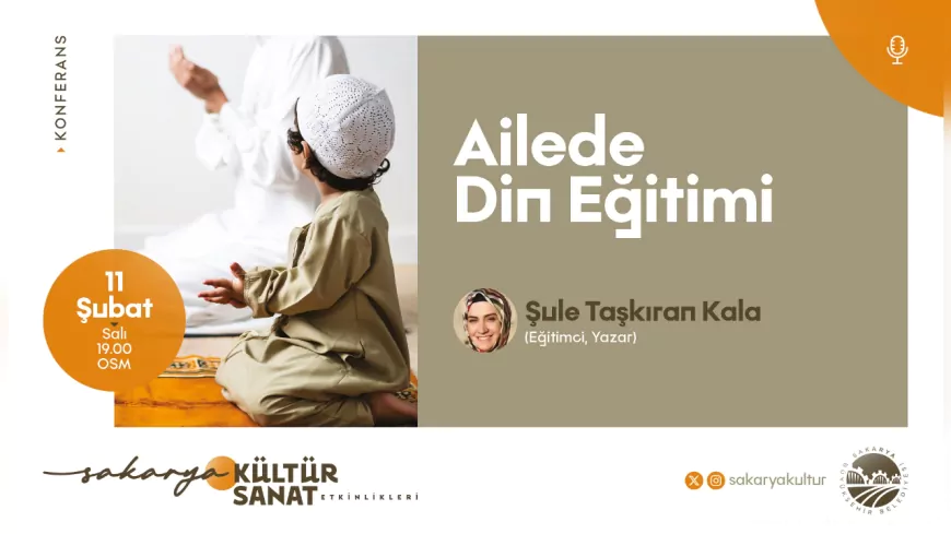 Ailede Din Eğitimi Şule Taşkıran ile OSM’de Ele Alınacak