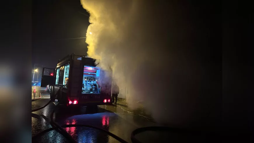 Gölormanı Köyü’nde İş Yeri Yangını: Düzce İtfaiyesi Hızla Müdahale Etti