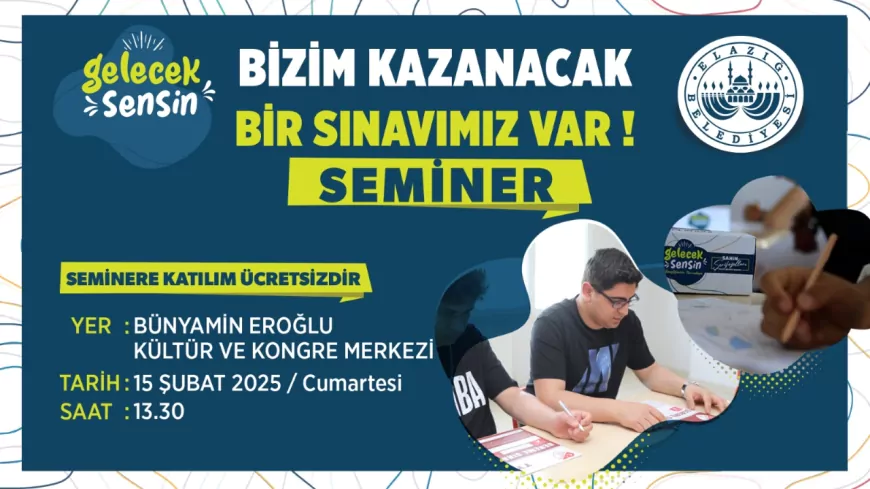 Elazığ Belediyesi’nden Öğrencilere Ücretsiz Seminer