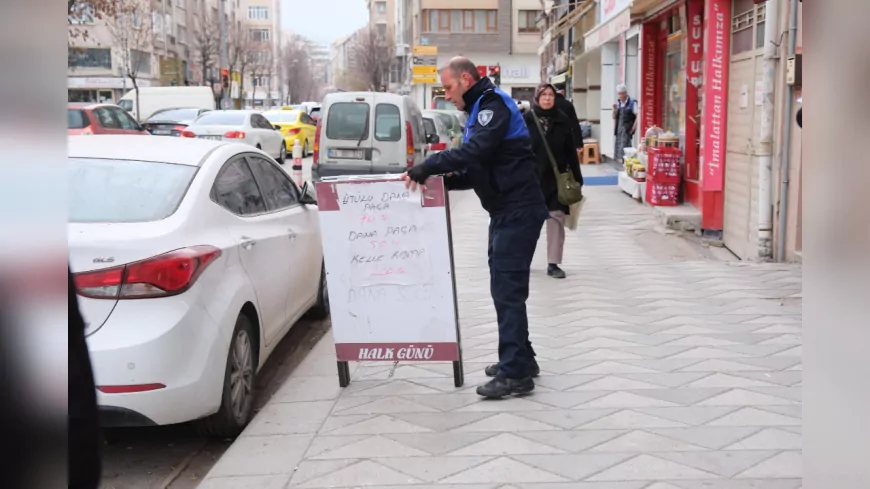 Odunpazarı Belediyesi Zabıta Ekiplerinden Kaldırım İşgallerine Karşı Sert Müdahale