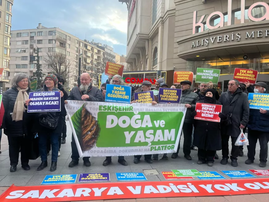 Eskişehir Doğa ve Yaşam Platformu: 'Maden Çöplüğüne İzin Vermeyeceğiz’