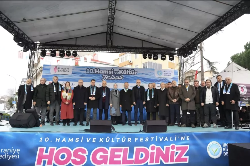 Ümraniye’de 10. Hamsi ve Kültür Festivali Coşkuyla Gerçekleşti