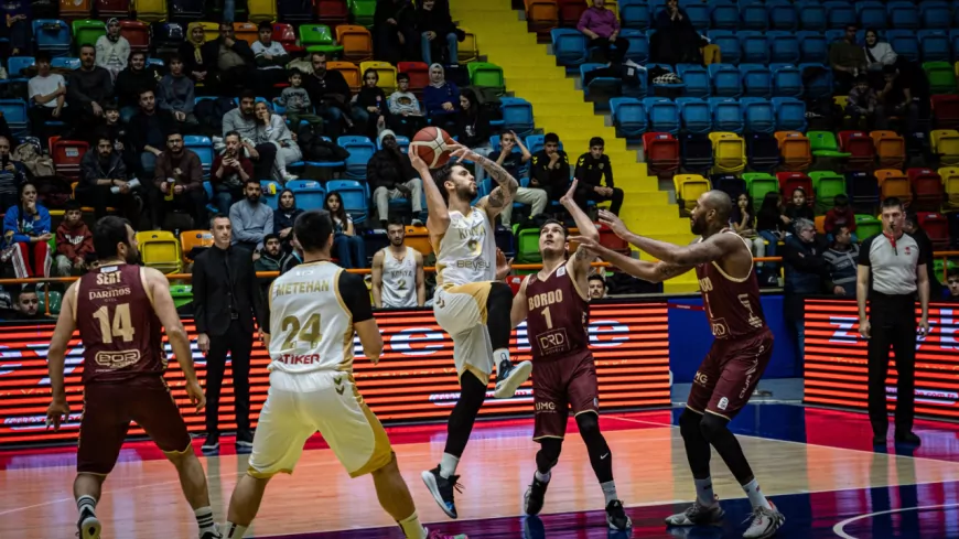 Büyükşehir, Bandırma Bordo Basketbol'a Şans Tanımadı