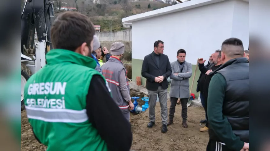 Giresun’da Yapımı Tamamlanan Su Kuyusu Hizmete Giriyor